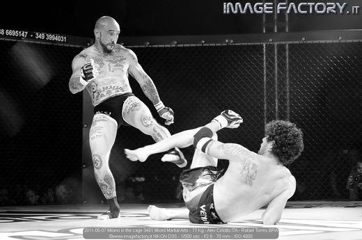 2011-05-07 Milano in the cage 3481 Mixed Martial Arts - 77 Kg - Alex Celotto ITA - Rafael Torres BRA